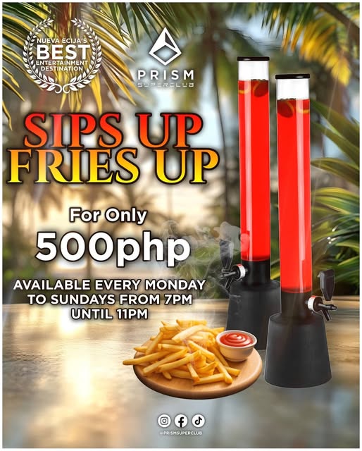 Sips Up Fries Up